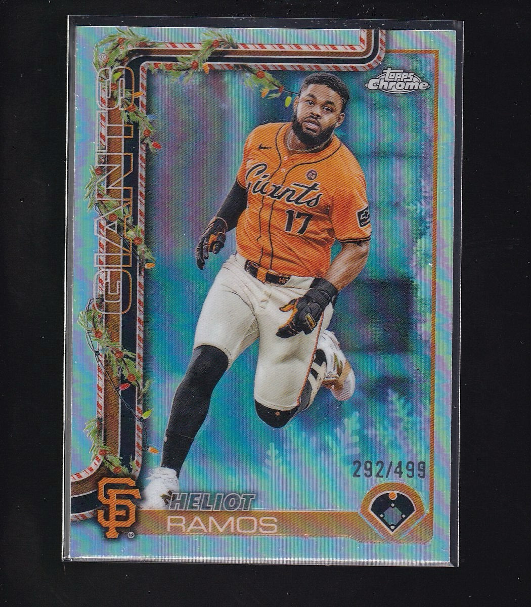 2025 Topps Holiday #HC129 Heliot Ramos Chrome #/499