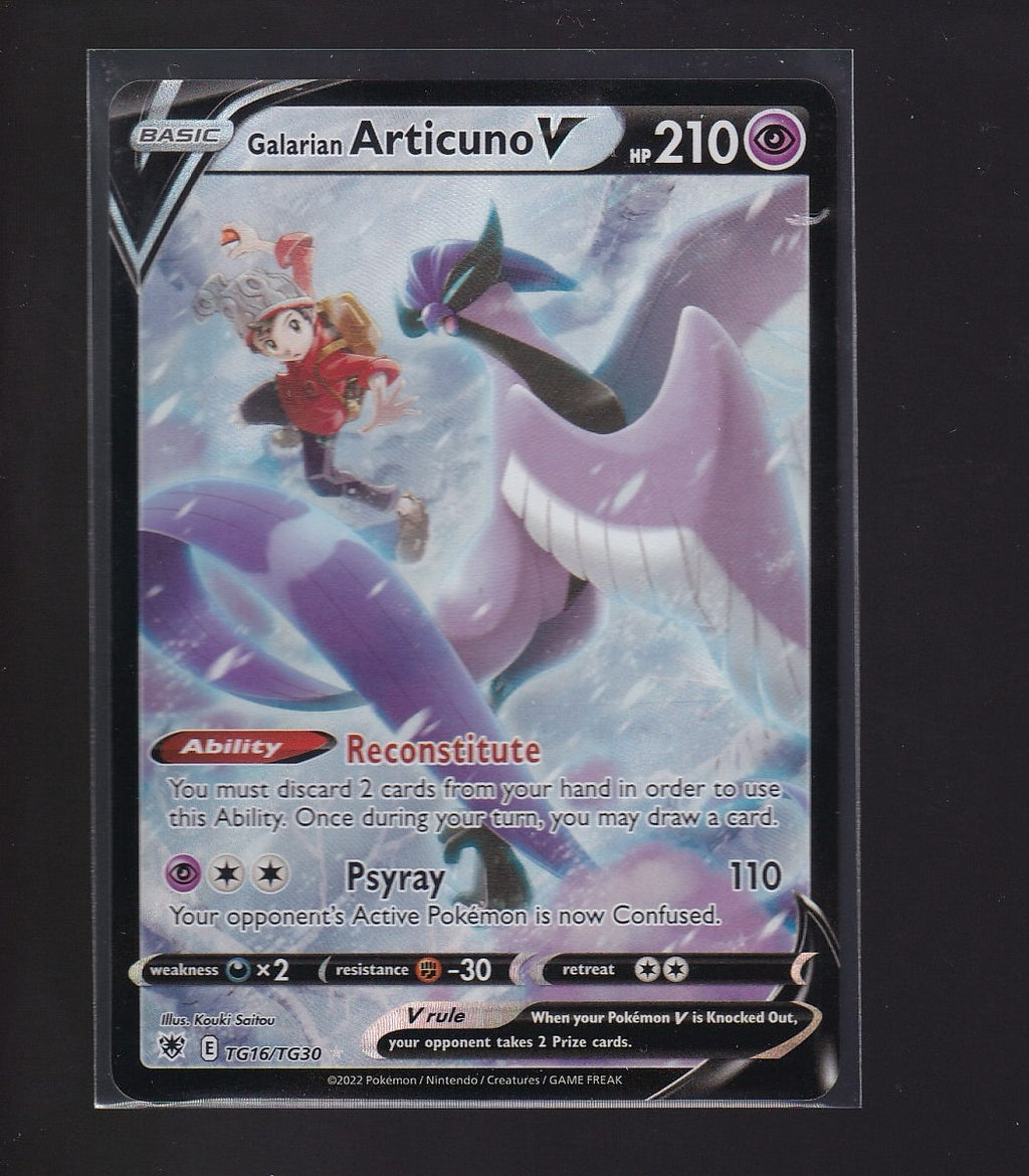 SWSH10: Astral Radiance Trainer Gallery #TG16/TG30 Galarian Articuno V