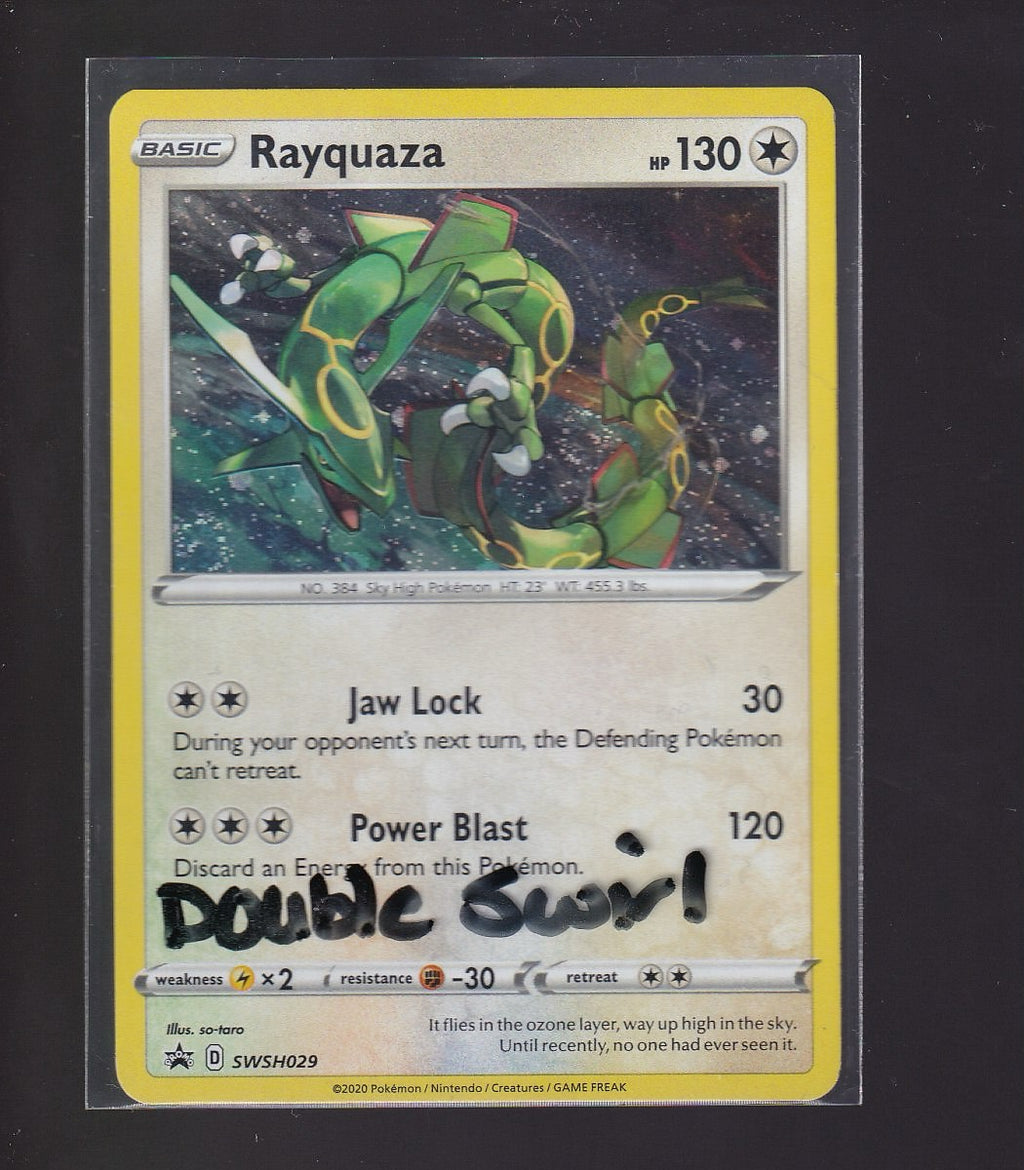 SWSH: Sword & Shield Promo Cards #SWSH029 Rayquaza -Double Swirl