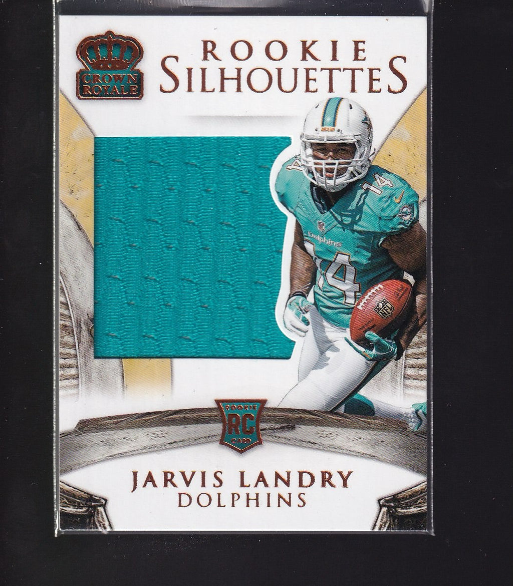 2014 Panini Crown Royale #221 Jarvis Landry Rookie Silhouettes #/199