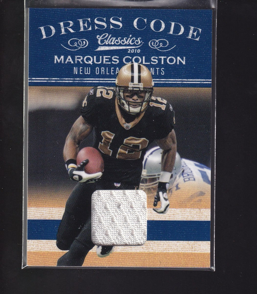 2010 Panini Classics #23 Marques Colston Dress Code Jerseys #/299