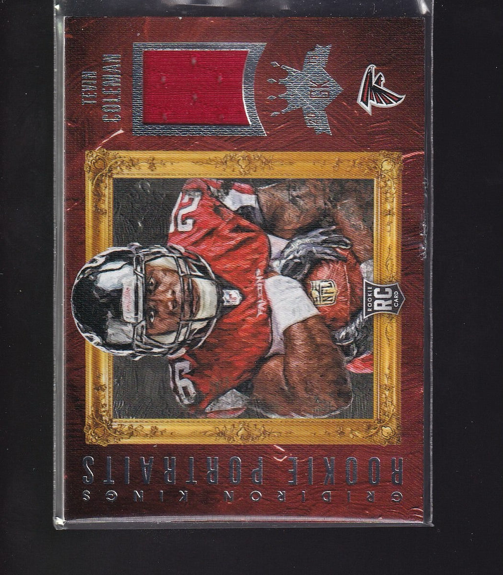 2015 Panini Gridiron Kings #RPM-TC Tevin Coleman Rookie Portraits Jersey #/249