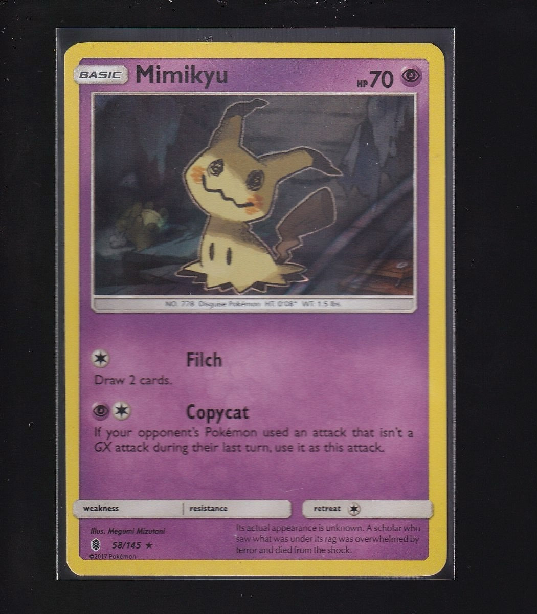 SM - Guardians Rising #58/145 Mimikyu