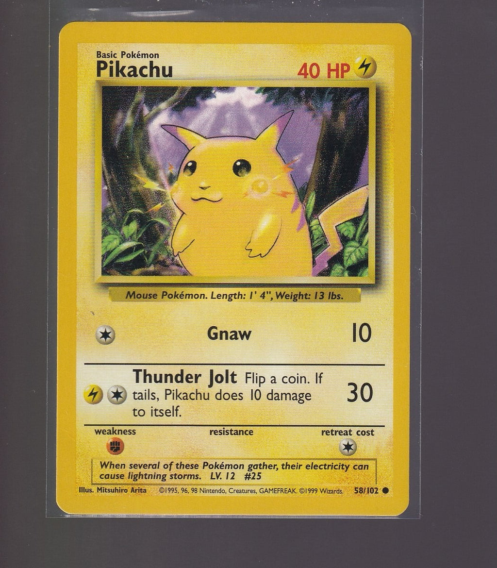 Base Set (Unlimited) #58/102 Pikachu (Base Set)