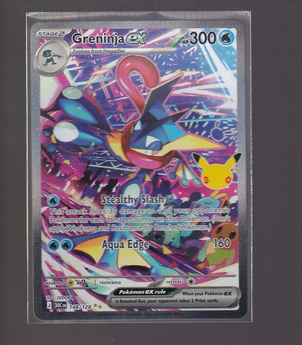 ME: 30th Celebration #148/128 Greninja ex