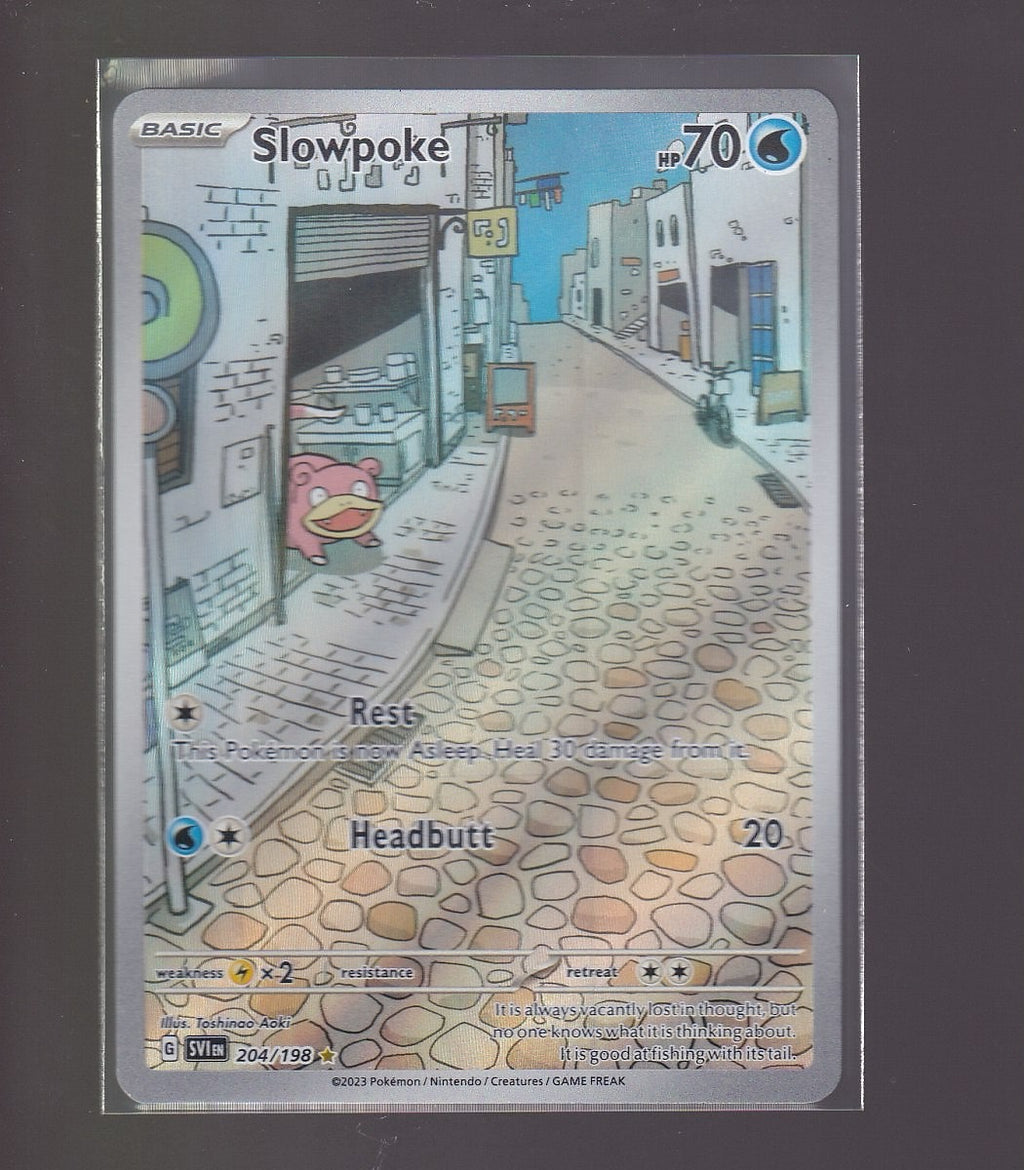 SV01: Scarlet & Violet Base Set #204/198 Slowpoke-llustration Rare