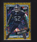 2024 Topps Chrome Cosmic #194 James Williams Gold Interstellar Refractor #/50