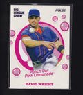 2026 Pulse X Big League Chew #POP-21 David Wright Punch Out Pink Lemonade #/499