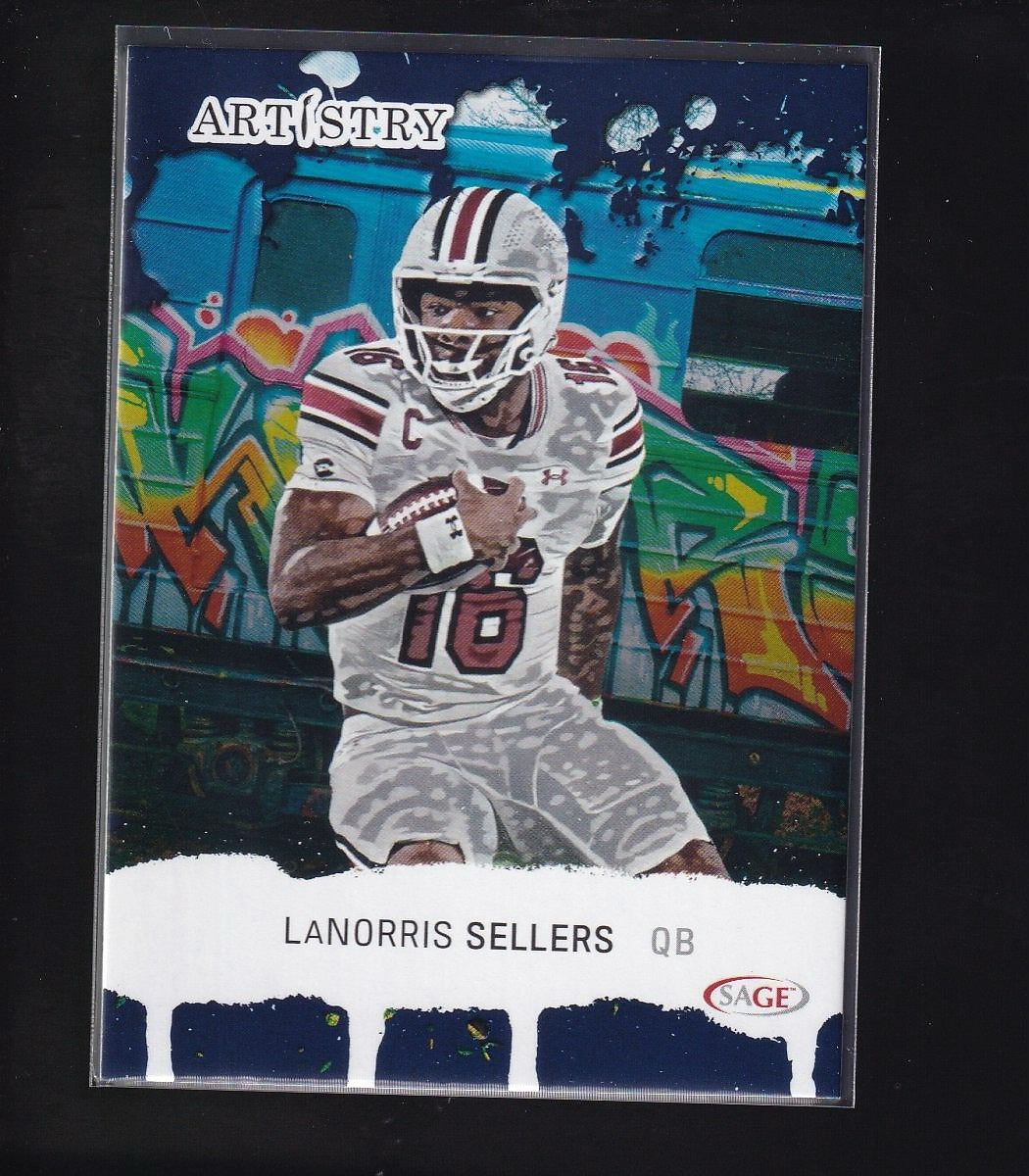 2025 SAGE Artistry #83 LaNorris Sellers -Blue