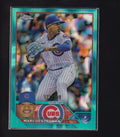 2023 Topps Chrome #212 Marcus Stroman Aqua Lava Refractor #/199