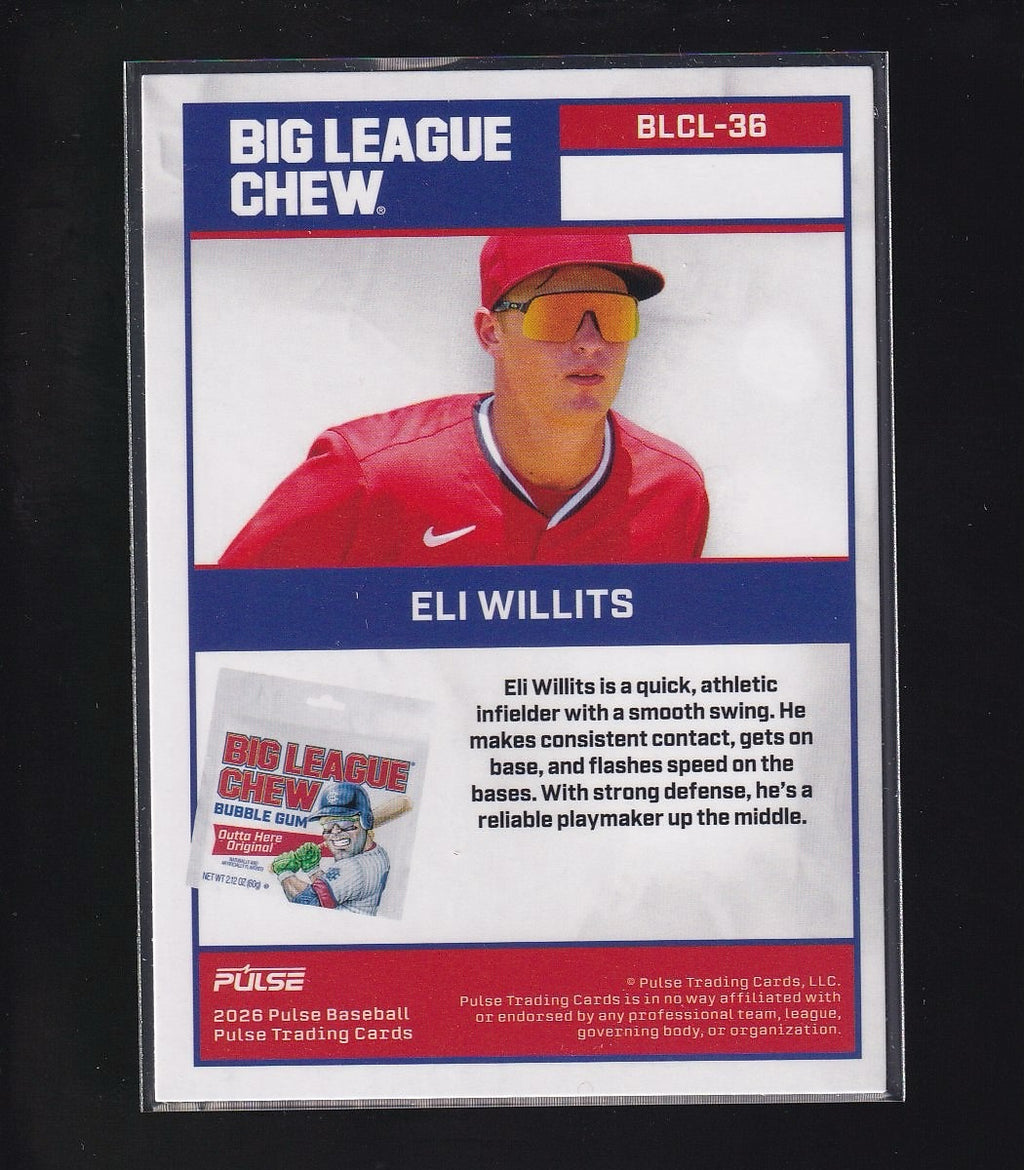 2026 Pulse X Big League Chew #BLCL-36 Eli Willits