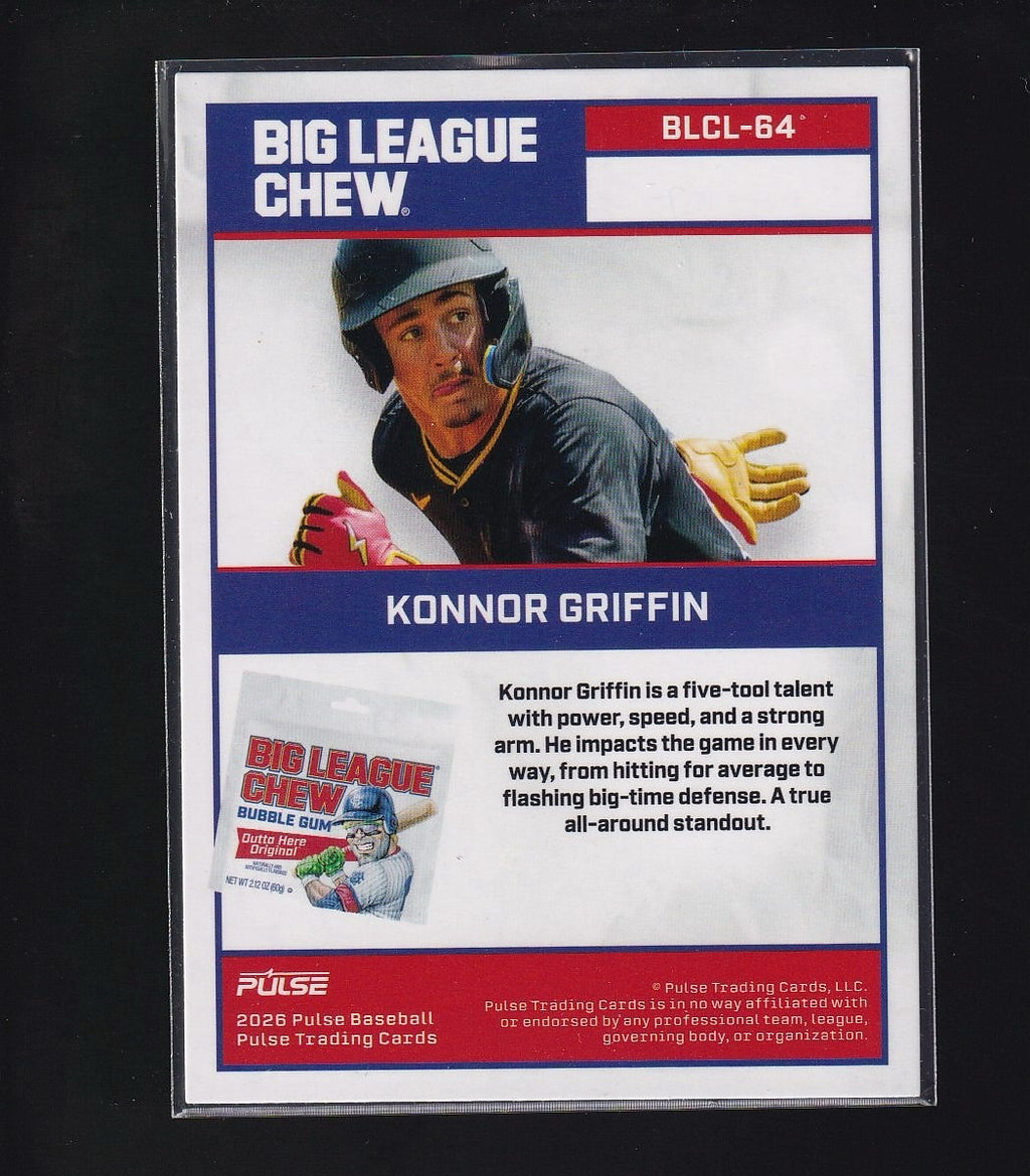 2026 Pulse X Big League Chew #BLCL-64 Konnor Griffin