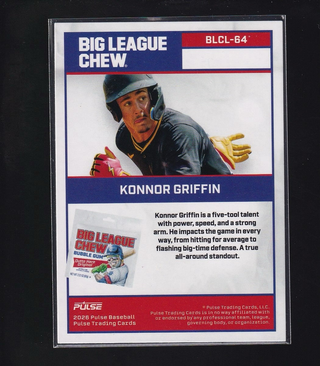 2026 Pulse X Big League Chew #BLCL-64 Konnor Griffin