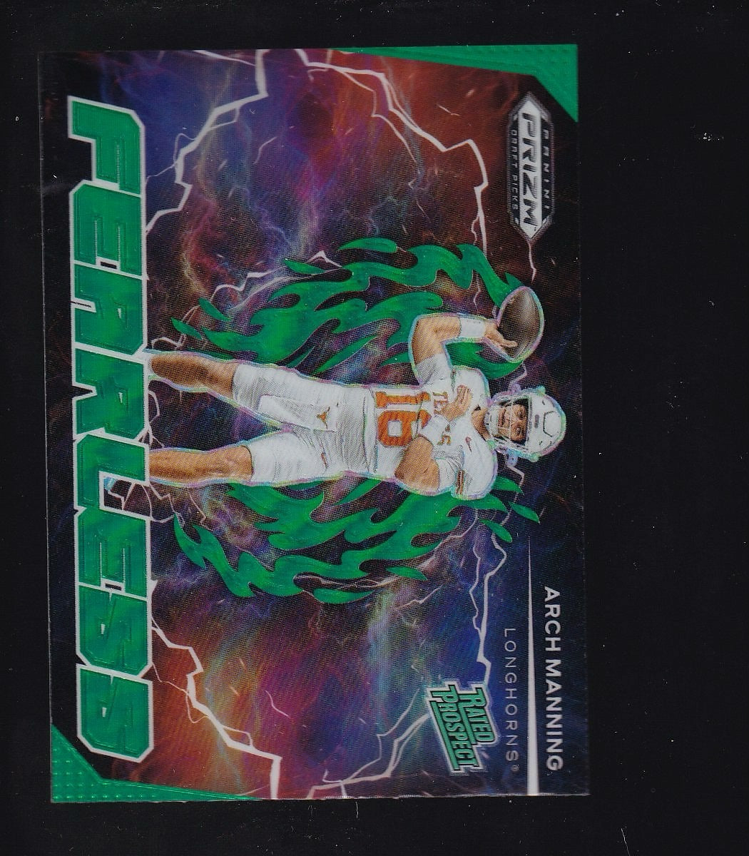 2025 Panini Prizm Draft Picks #F-AMG Arch Manning Fearless Green