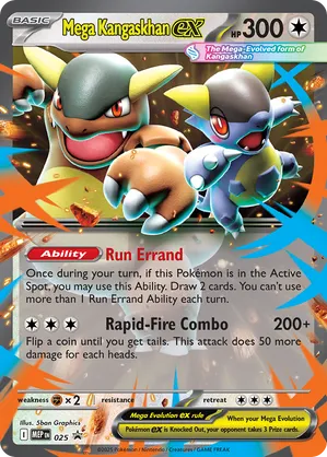 Mega Kangaskhan ex Black Star Promo-Jumbo 025