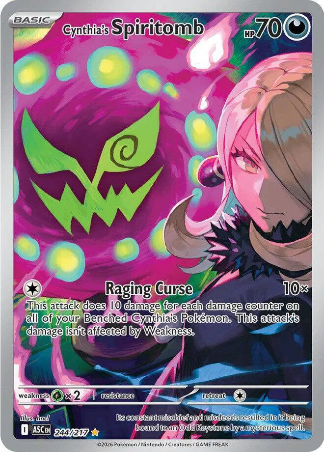 Cynthia's Spiritomb 244/217