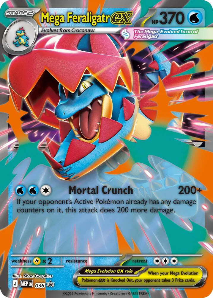 Mega Feraligatr ex-Jumbo 036