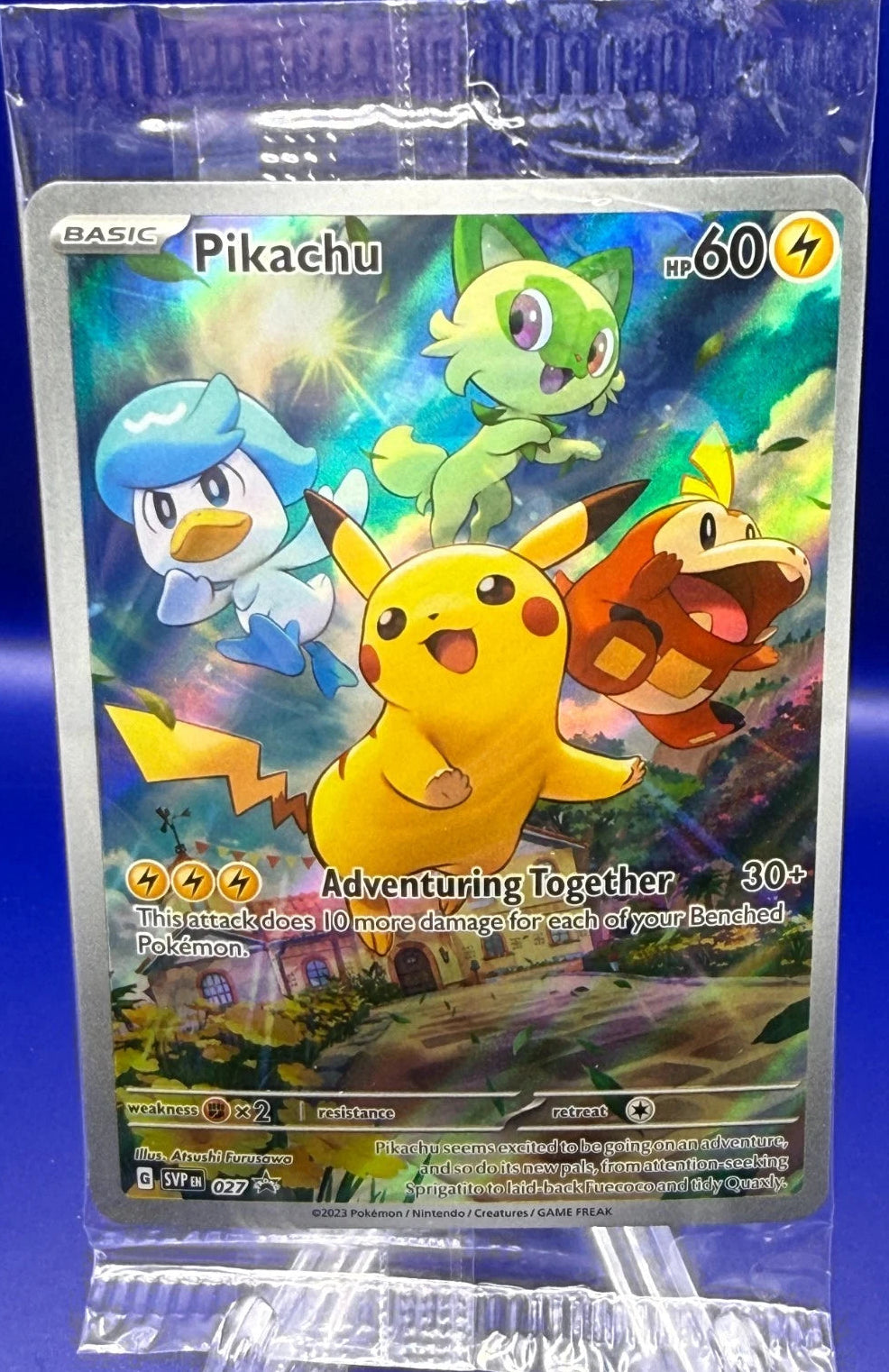 Pikachu-Black Star Promo 027-Sealed