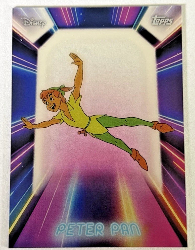 2026 Topps Disney Neon Peter Pan Illuminated Neon lights