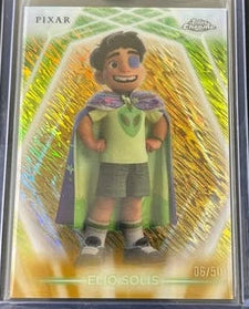 2026 Topps Disney Neon-Elio Solis-Gold Shimmer 22/50